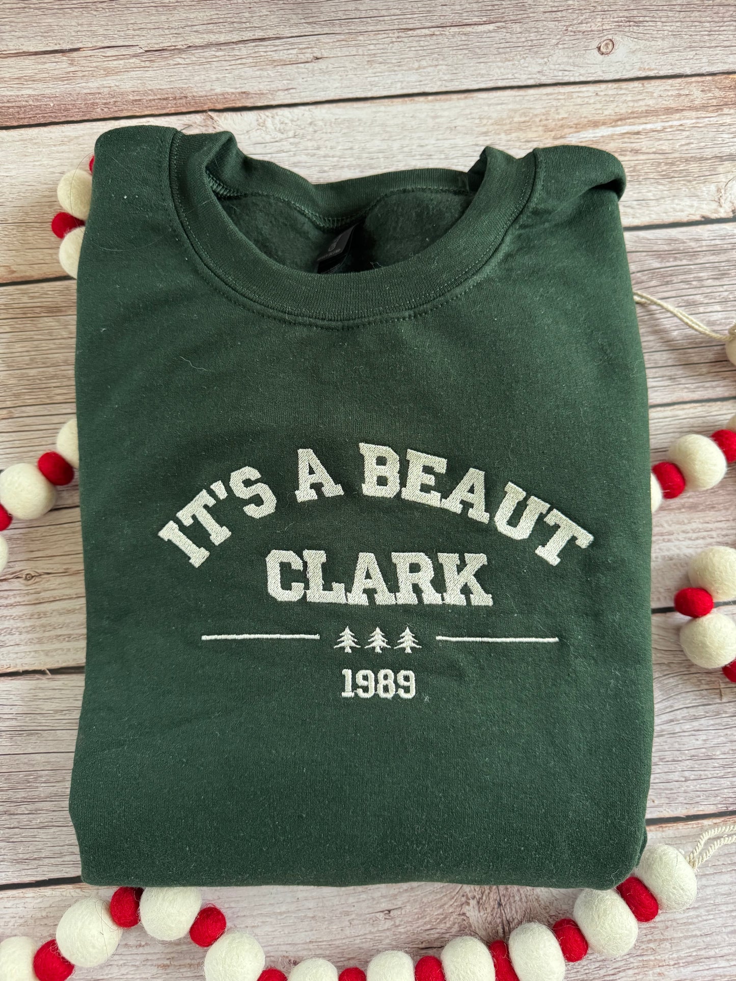 It’s a Beat Embroidered Crew