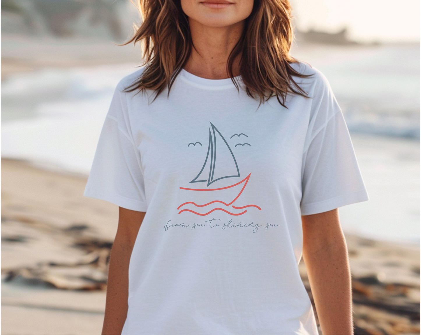 From Sea to Shining Sea Tee