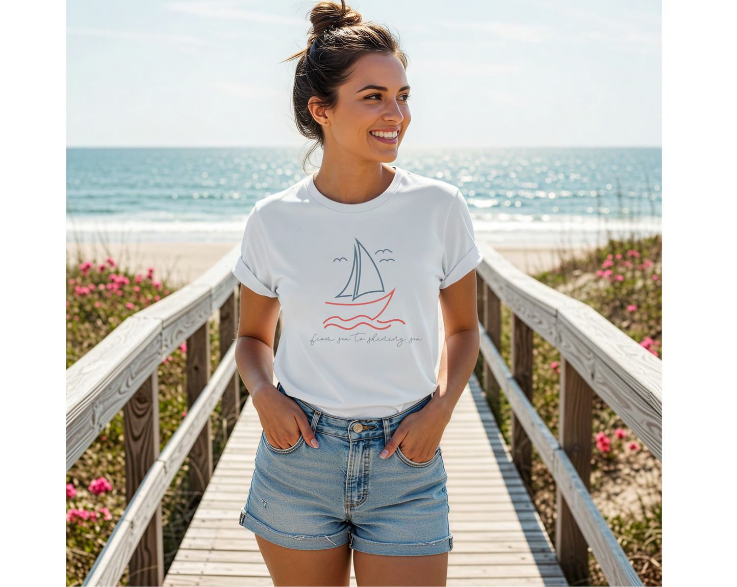 From Sea to Shining Sea Tee