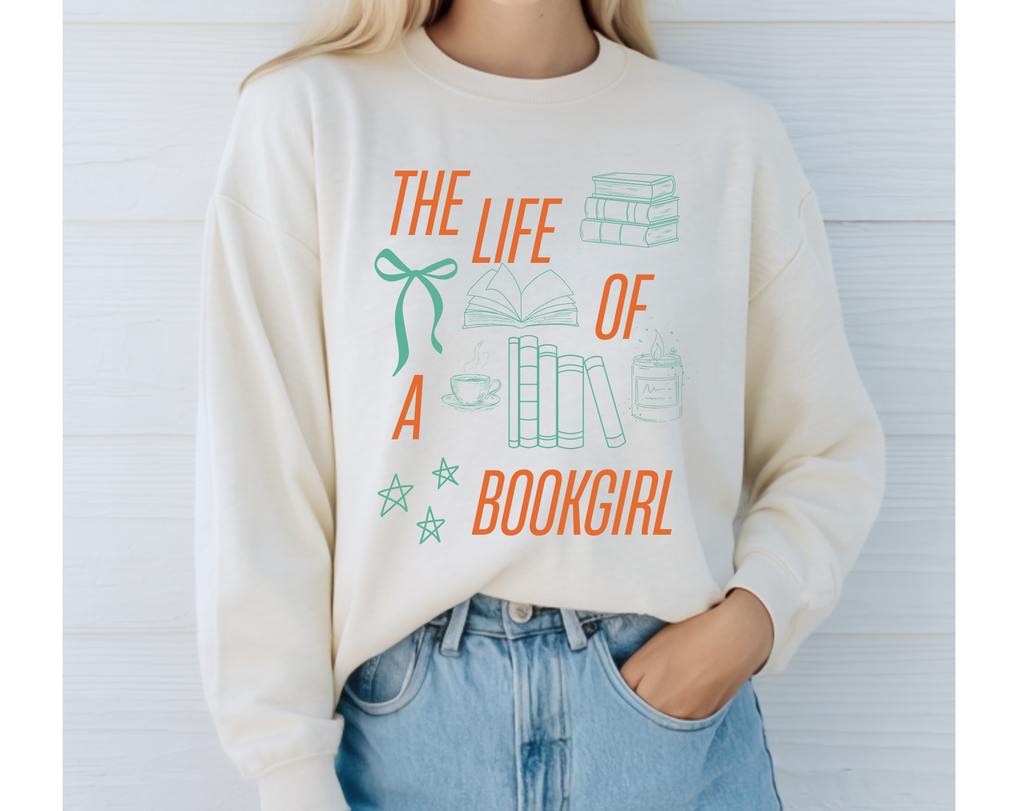 Life of a Bookgirl Crewneck