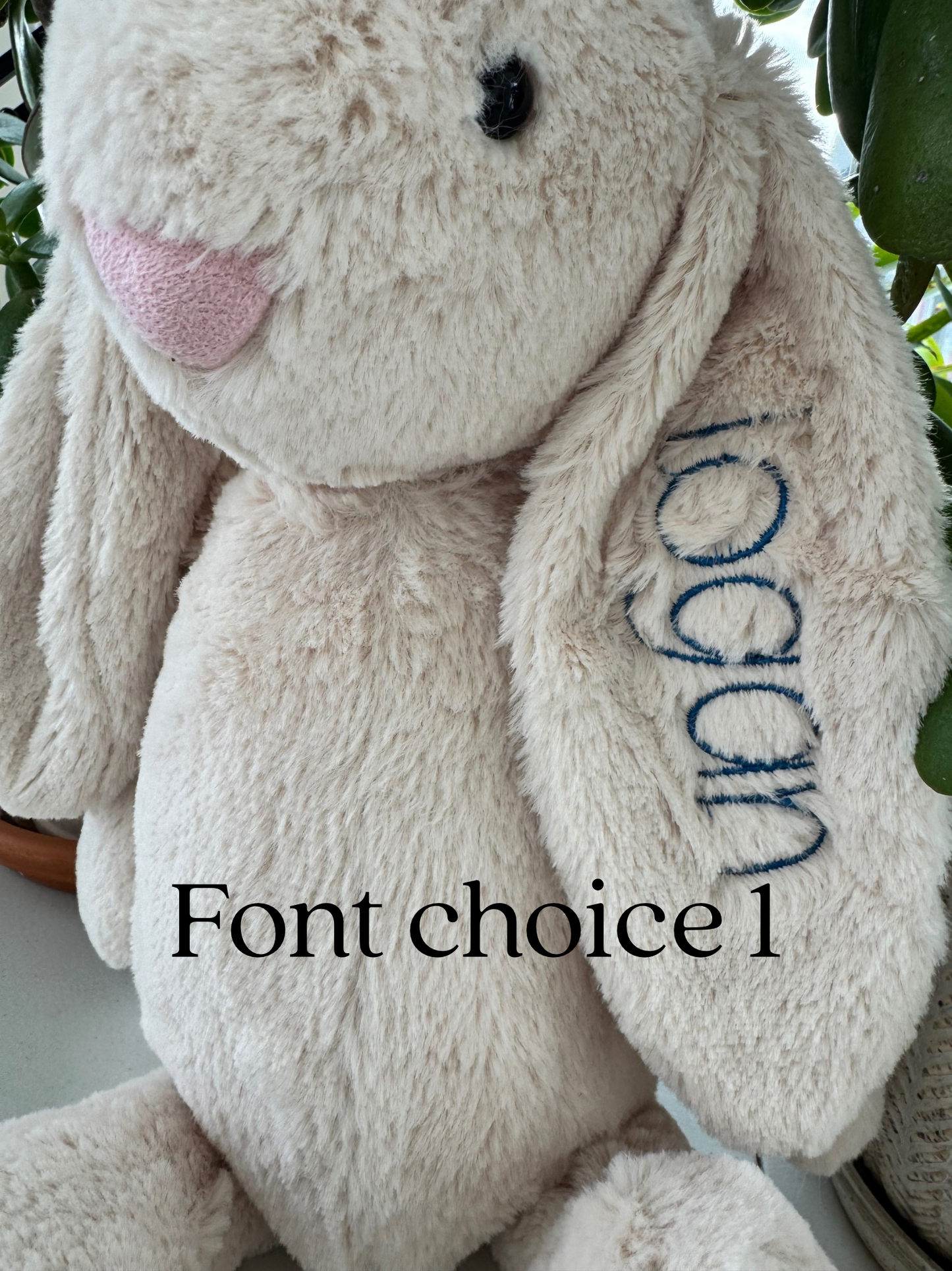 Custom Bunny Stuffed Animal