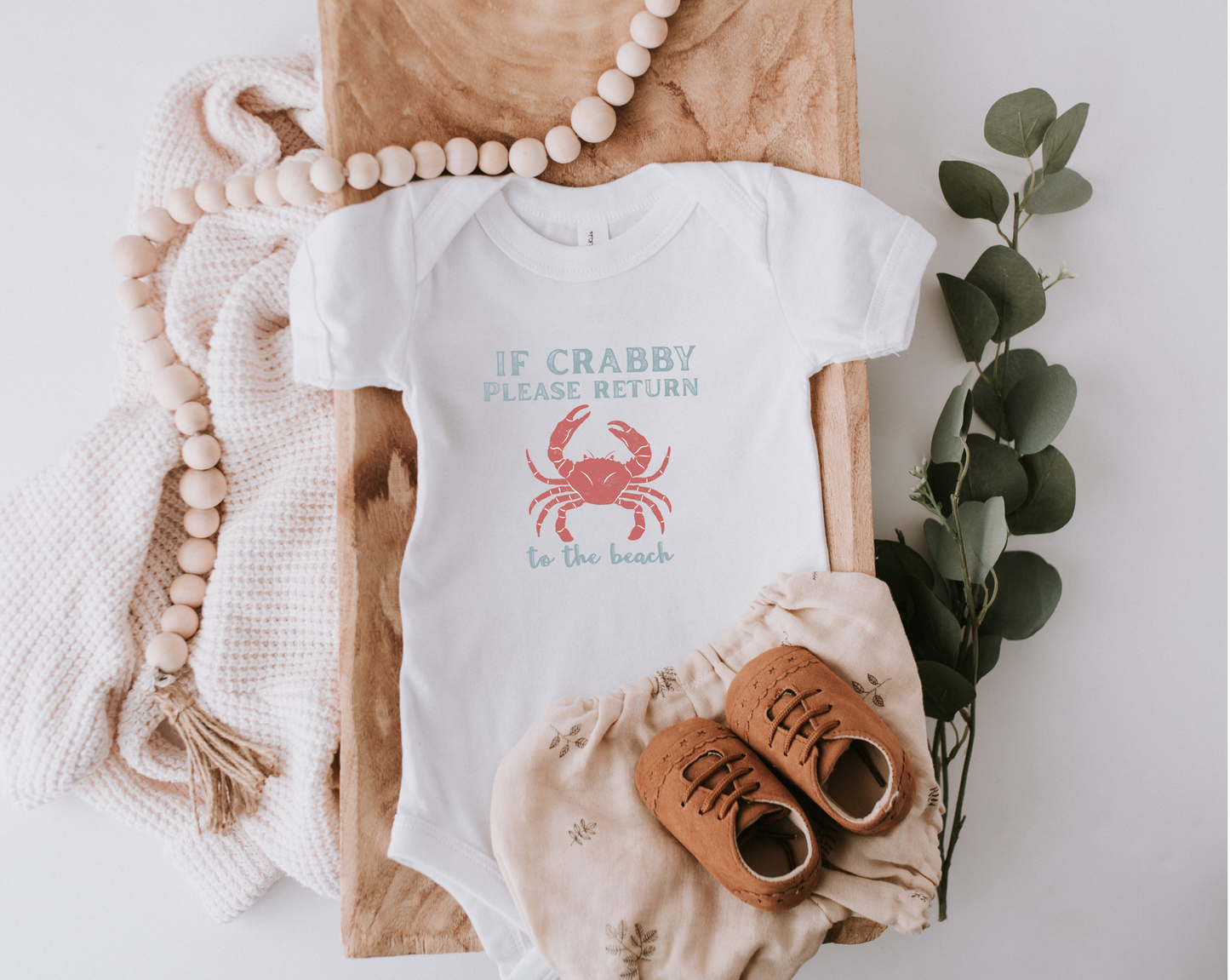 If Crabby Please Return to the Beach Onesie