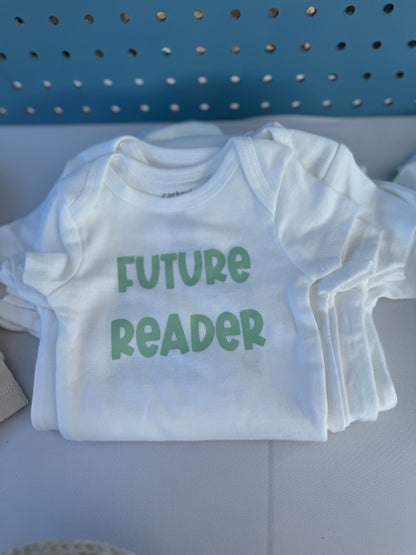 Future Reader Onesie