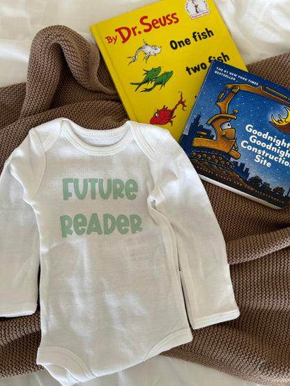Future Reader Onesie