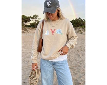 Cape Cod Summer Crewneck Sweatshirt