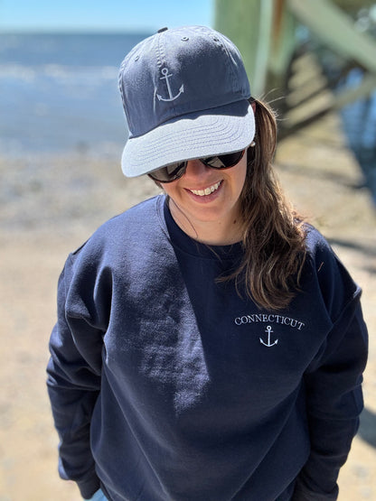 Heritage Anchor Embroidered Baseball Hat