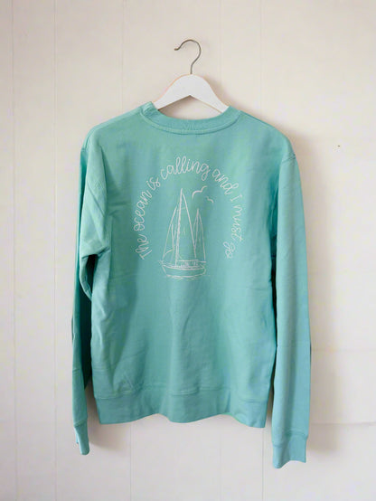 The Ocean Is Calling Crewneck
