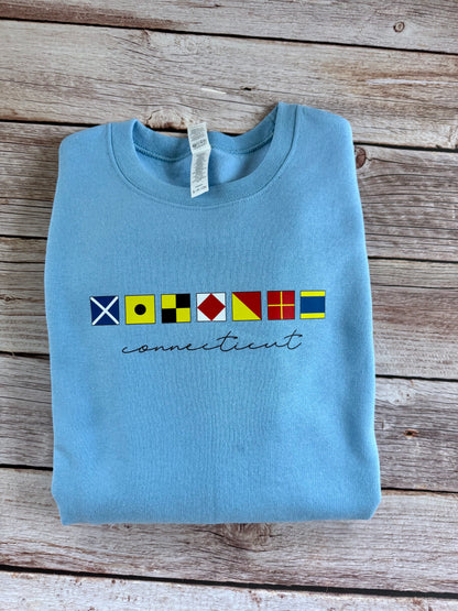 Milford Signal Flag Crewneck