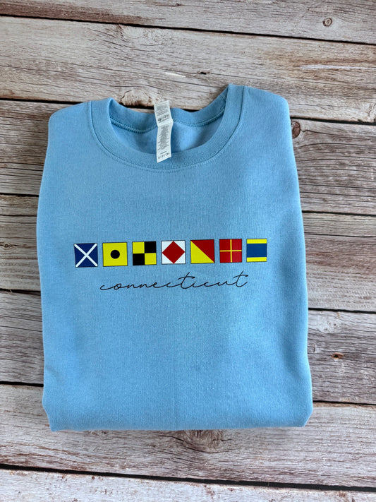 Milford Signal Flag Crewneck