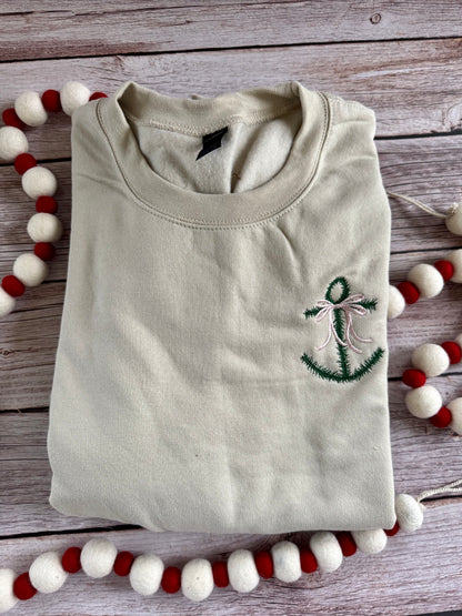 Christmas Anchor Crewneck