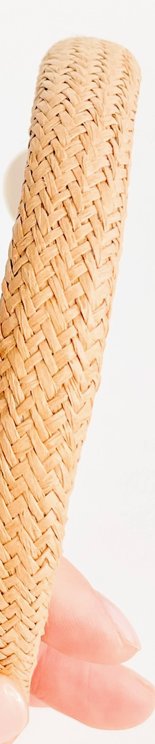 Skinny Natural Rattan Straw Headband